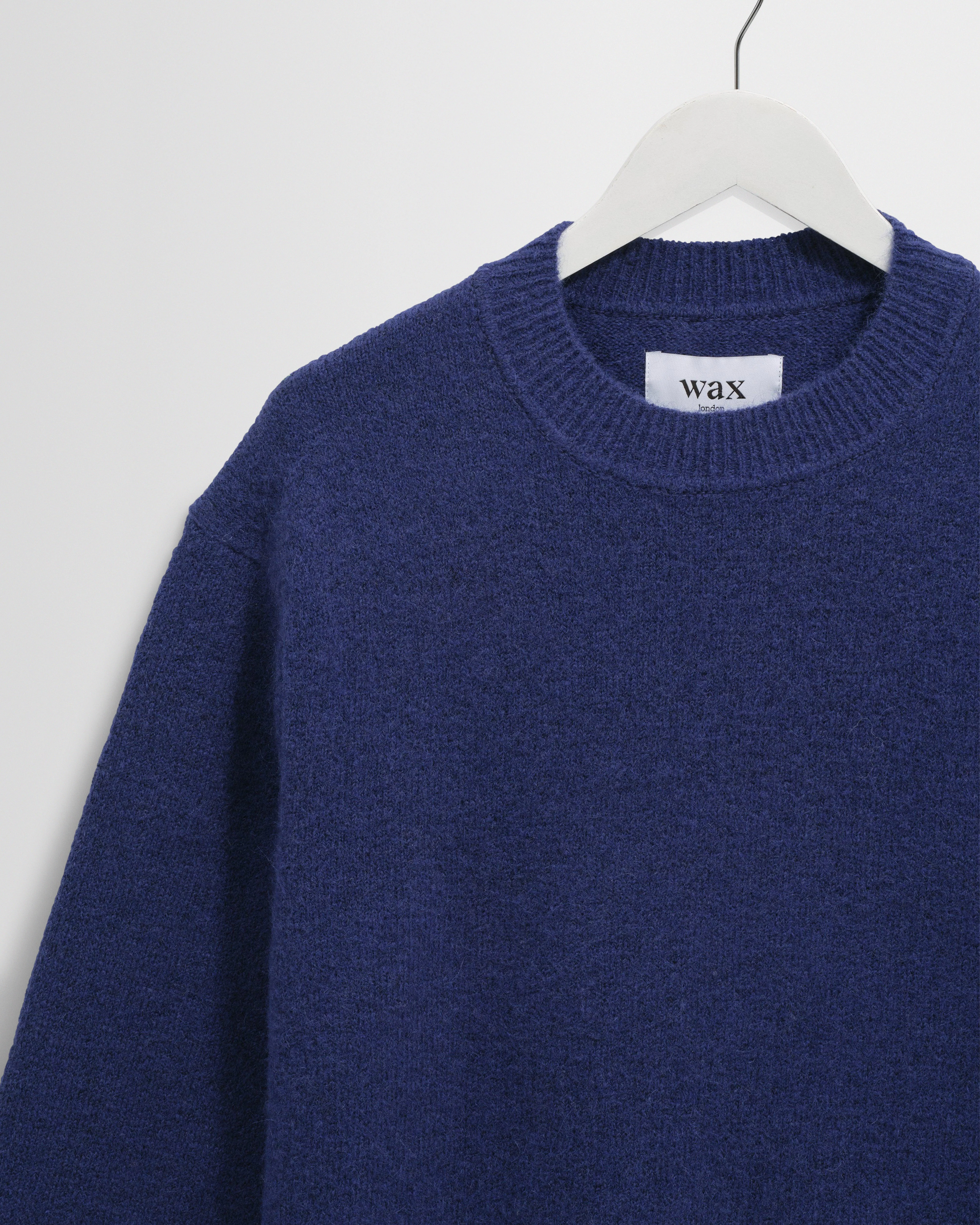 Wilde - Blue Fluffy Wool Crewneck - Image 7