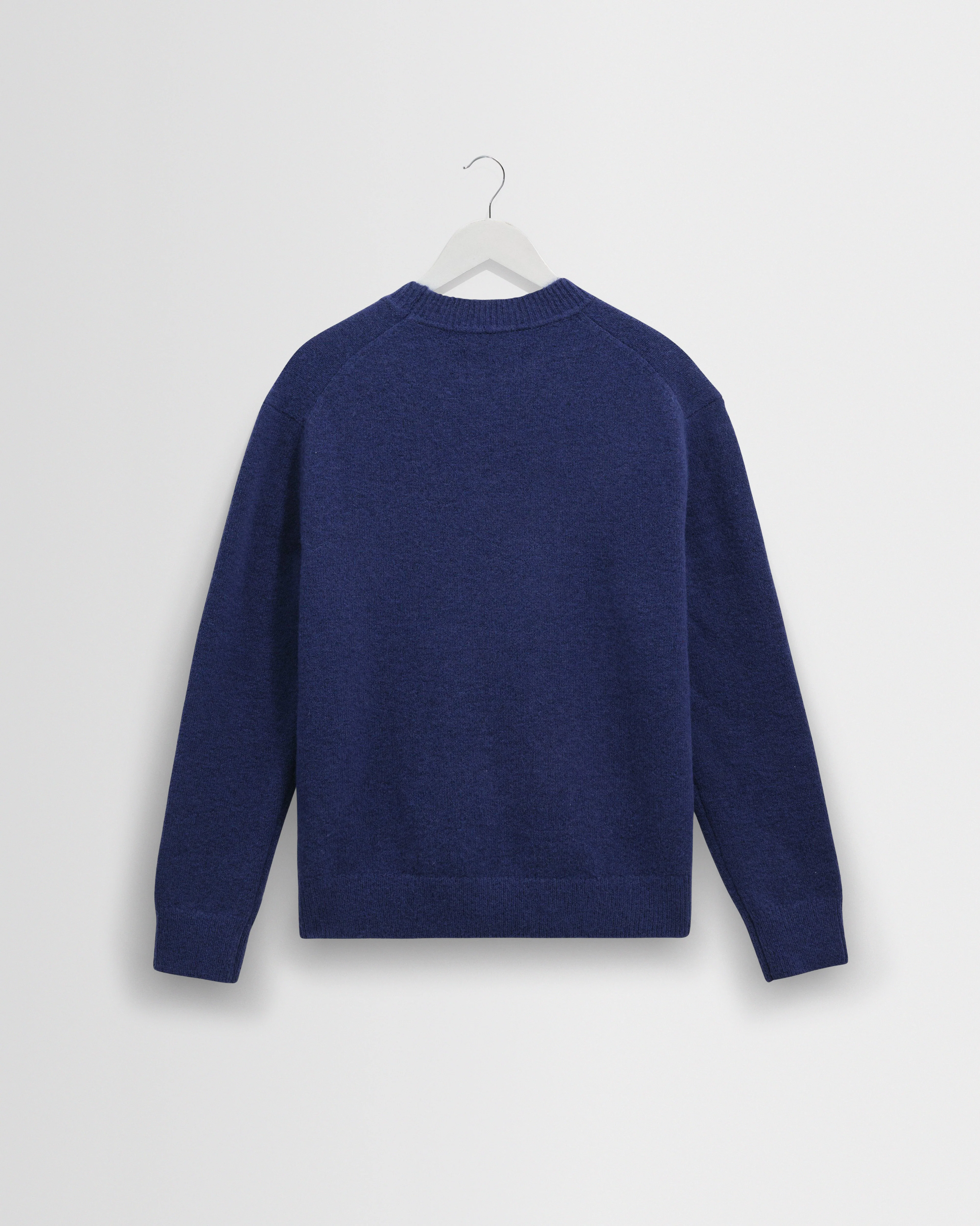 Wilde - Blue Fluffy Wool Crewneck - Image 8