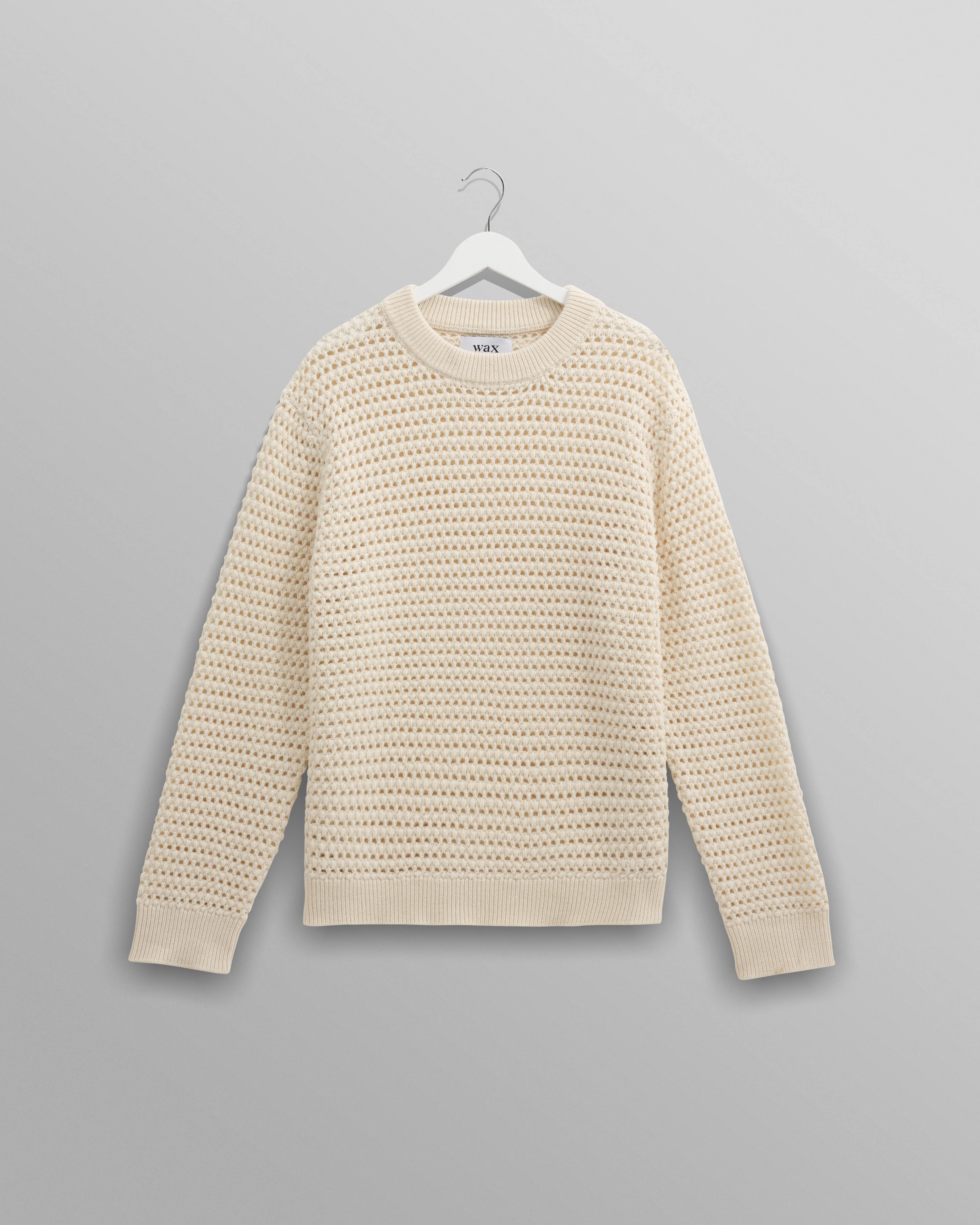 Wilde - Ecru Open Knit Jumper
