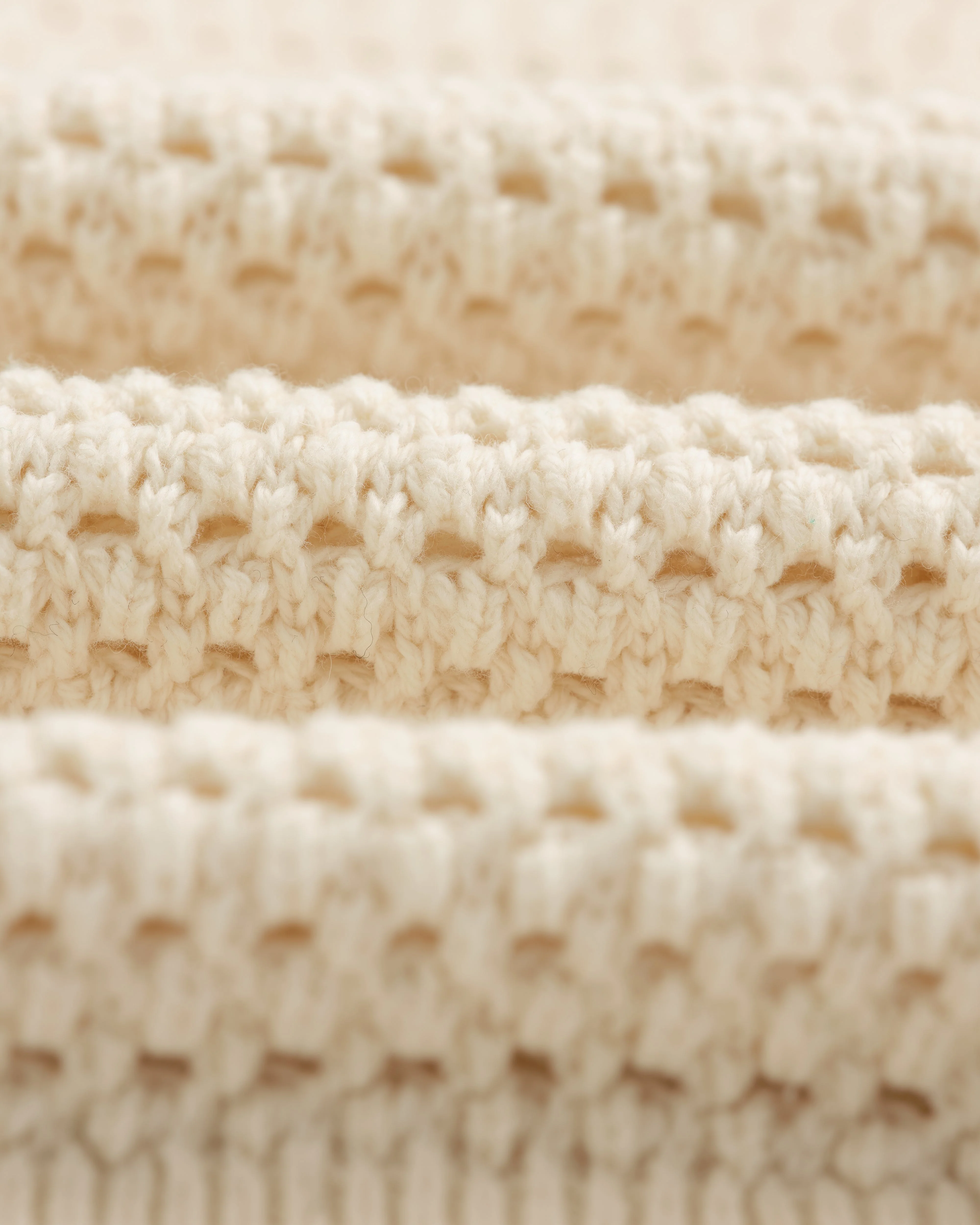 Wilde - Ecru Open Knit Jumper - Image 10