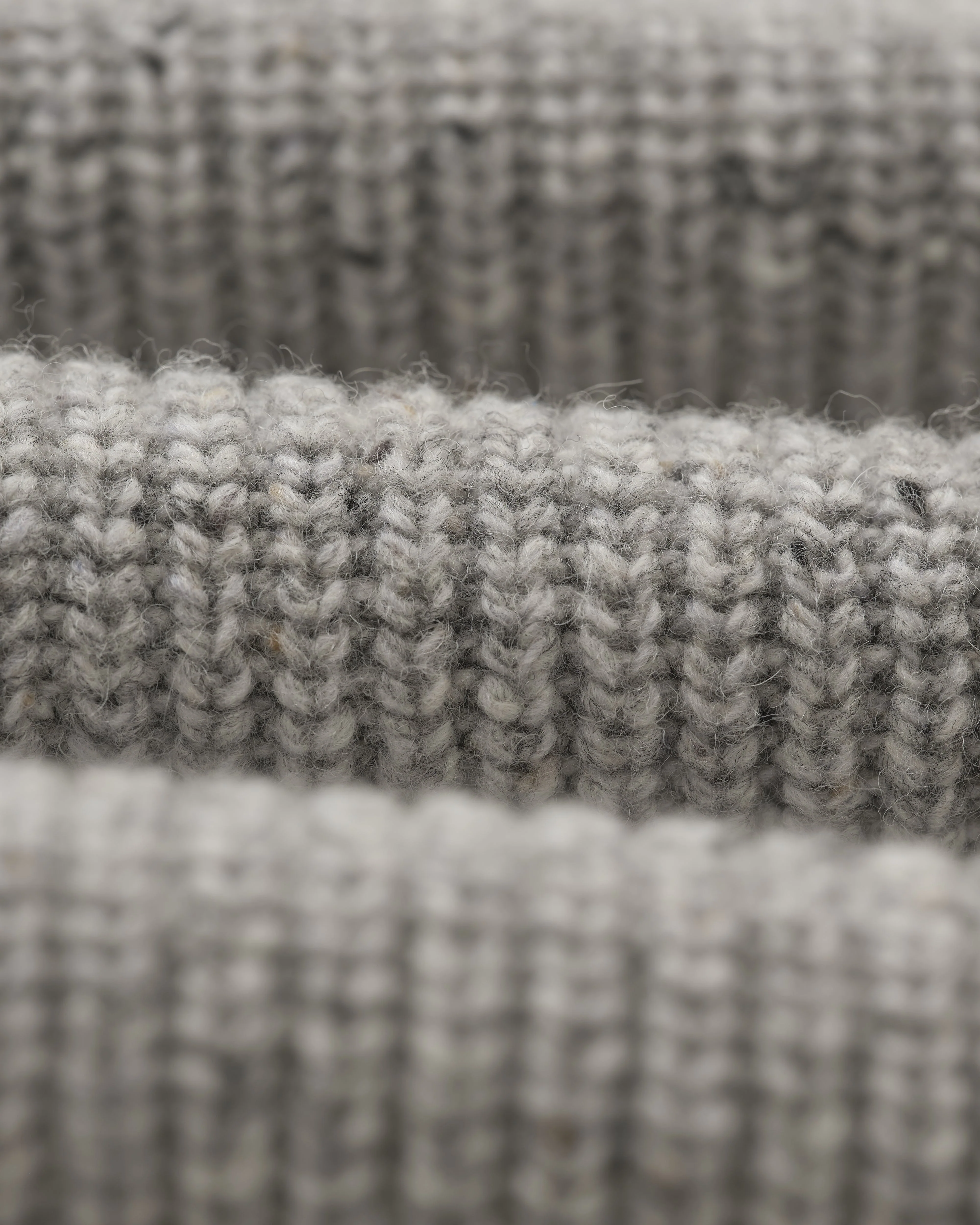 Wilde - Grey Fleck Wool Jumper - Image 11