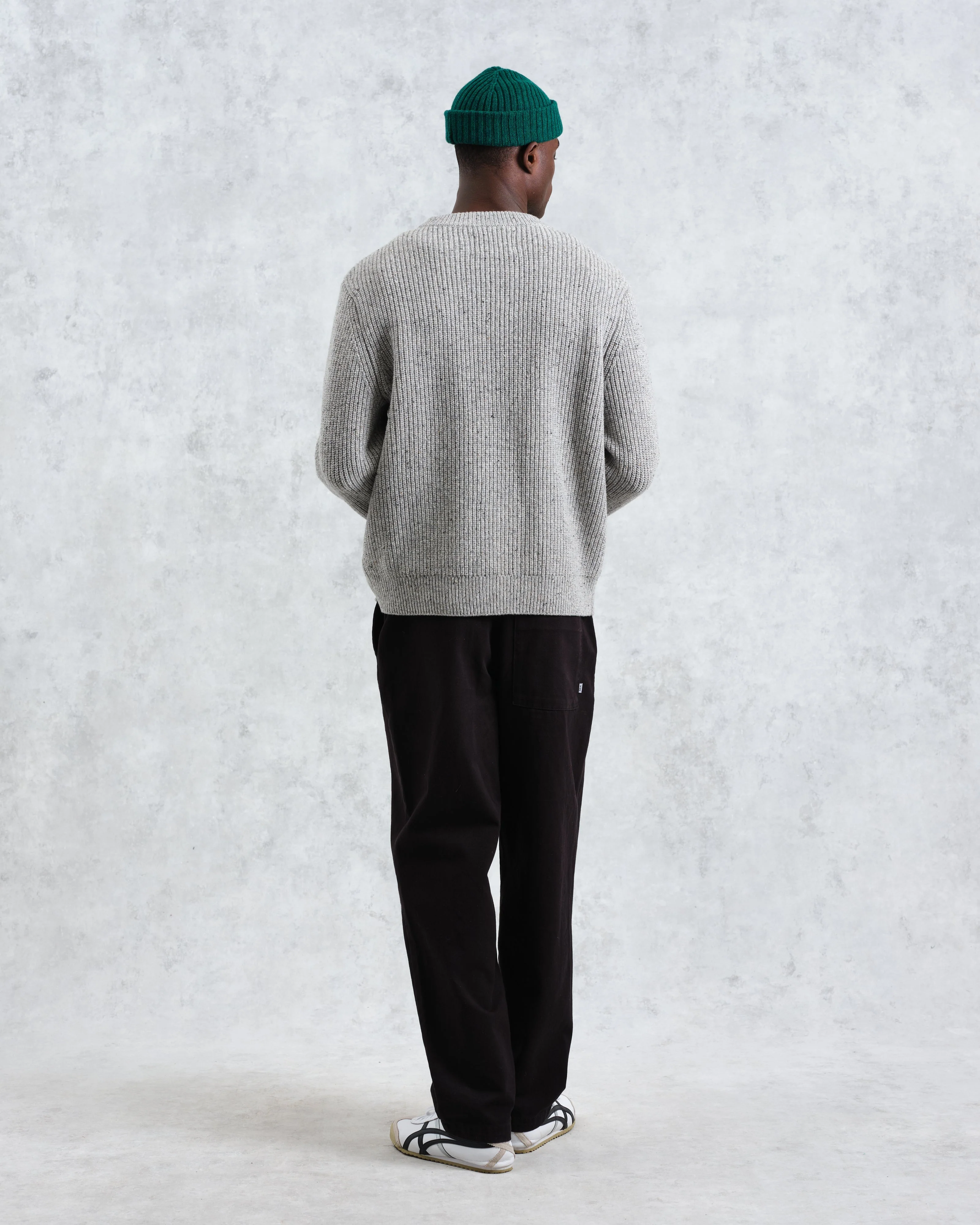 Wilde - Grey Fleck Wool Jumper - Image 7