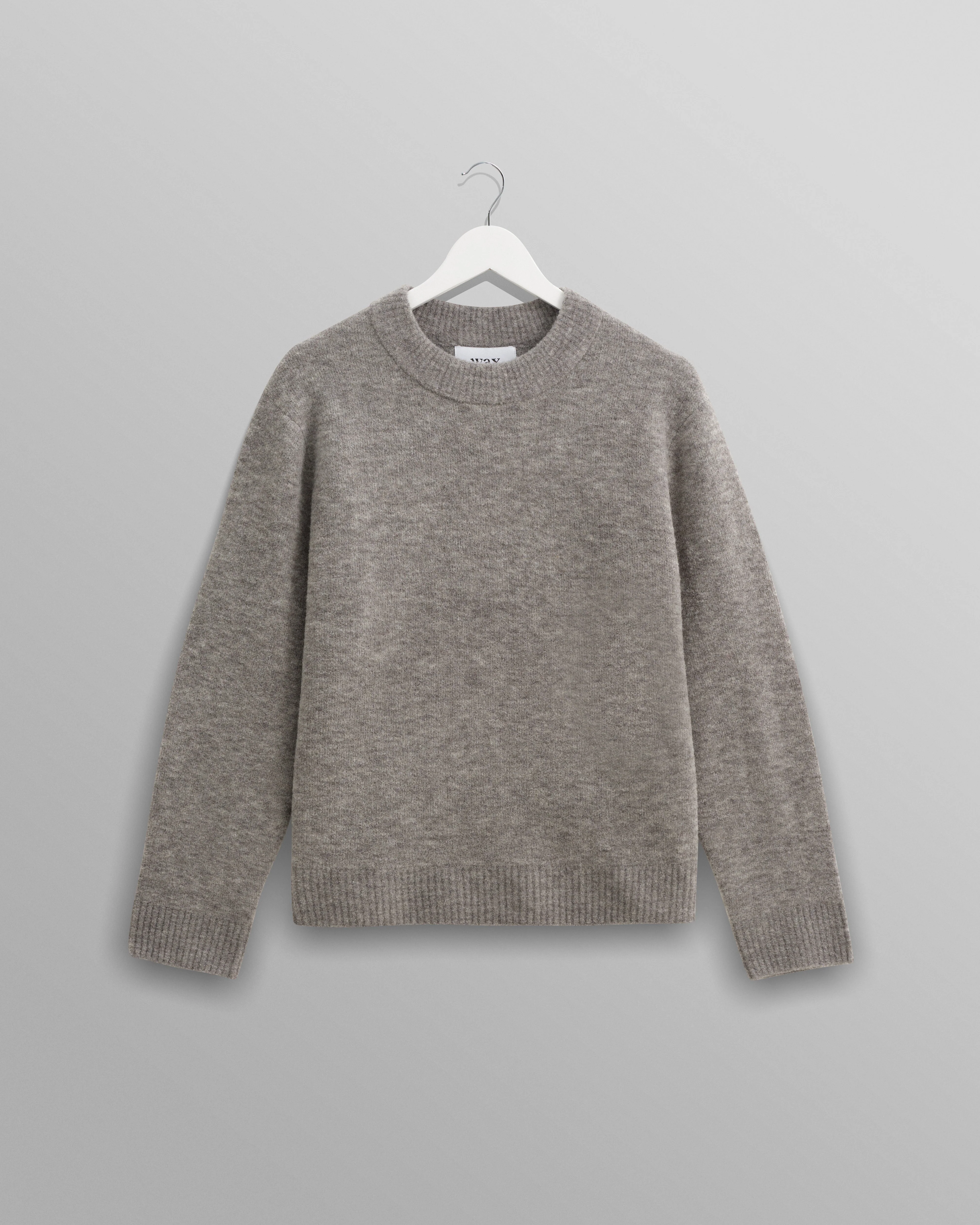 Wilde - Grey Marl Boucle Jumper