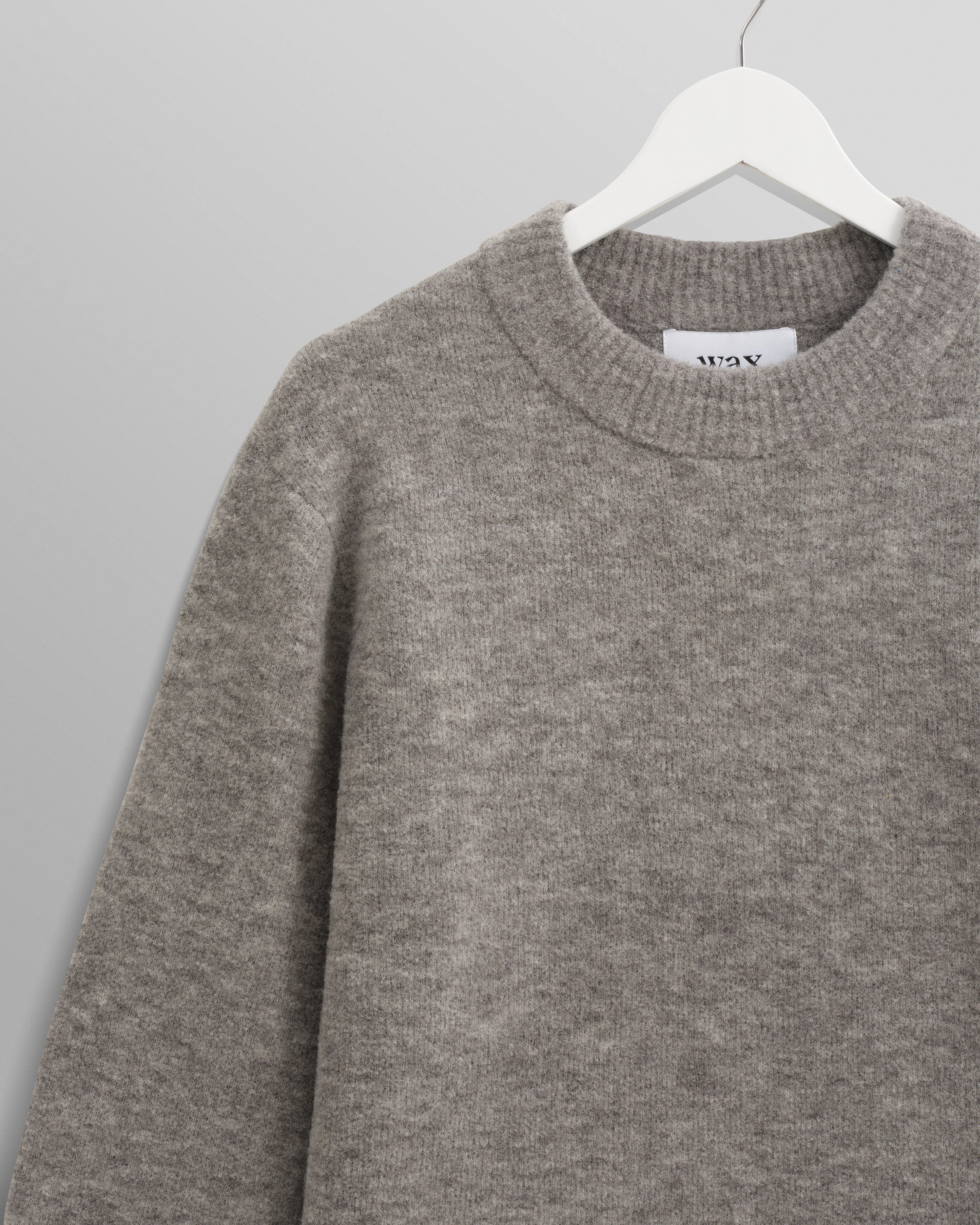 Wilde - Grey Marl Boucle Jumper - Image 7