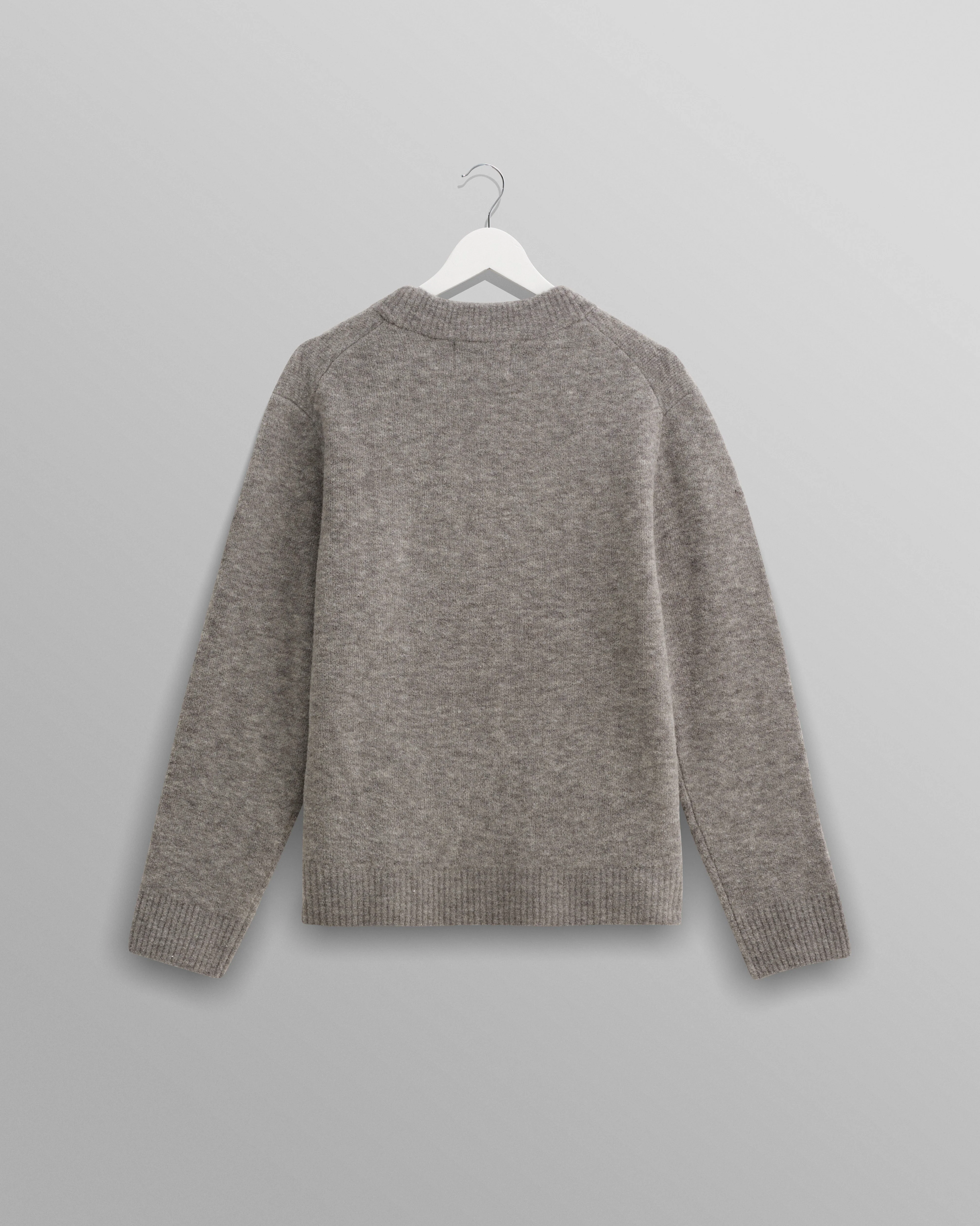Wilde - Grey Marl Boucle Jumper - Image 8