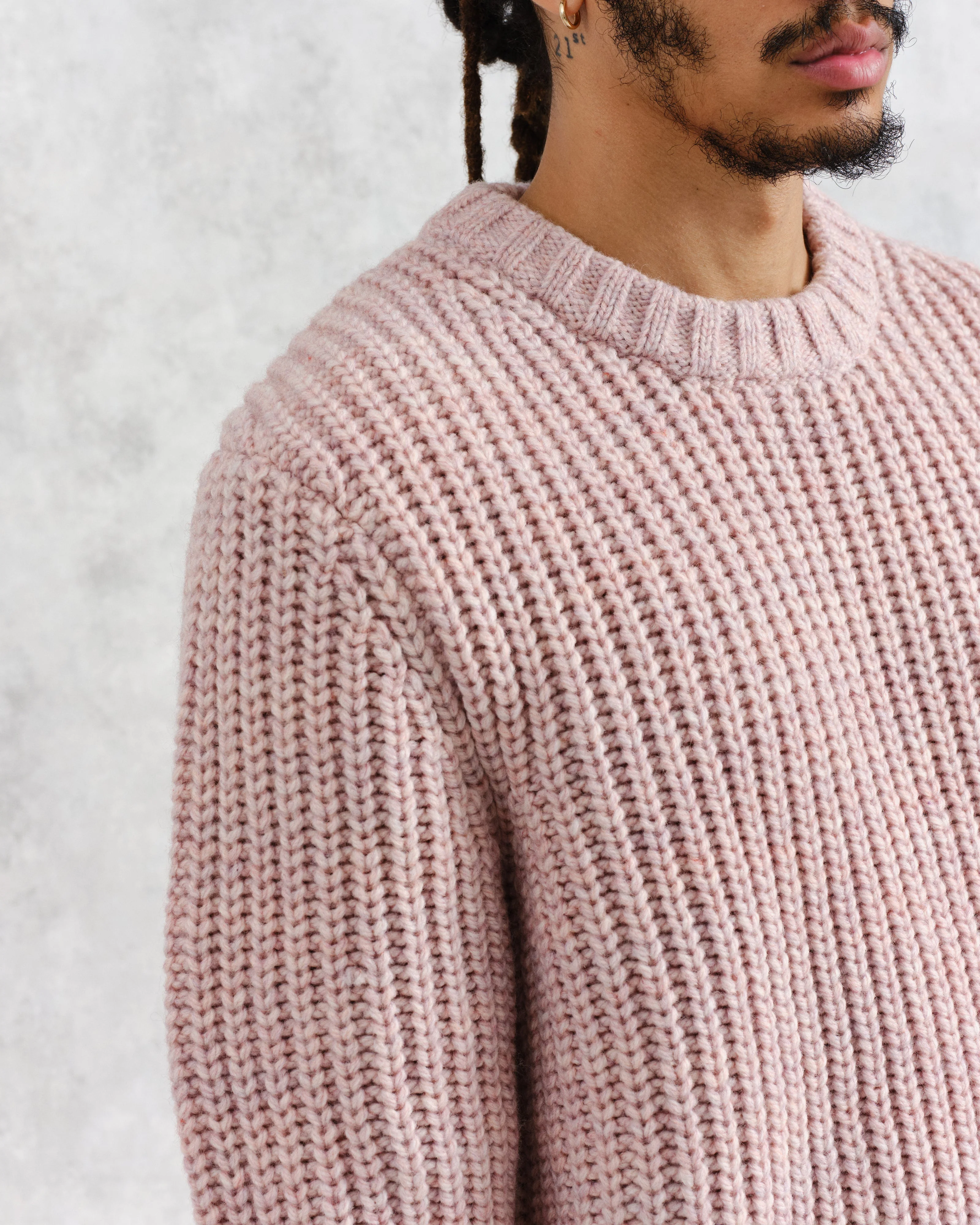 Wilde - Pink Heavyweight Knit Jumper - Image 3