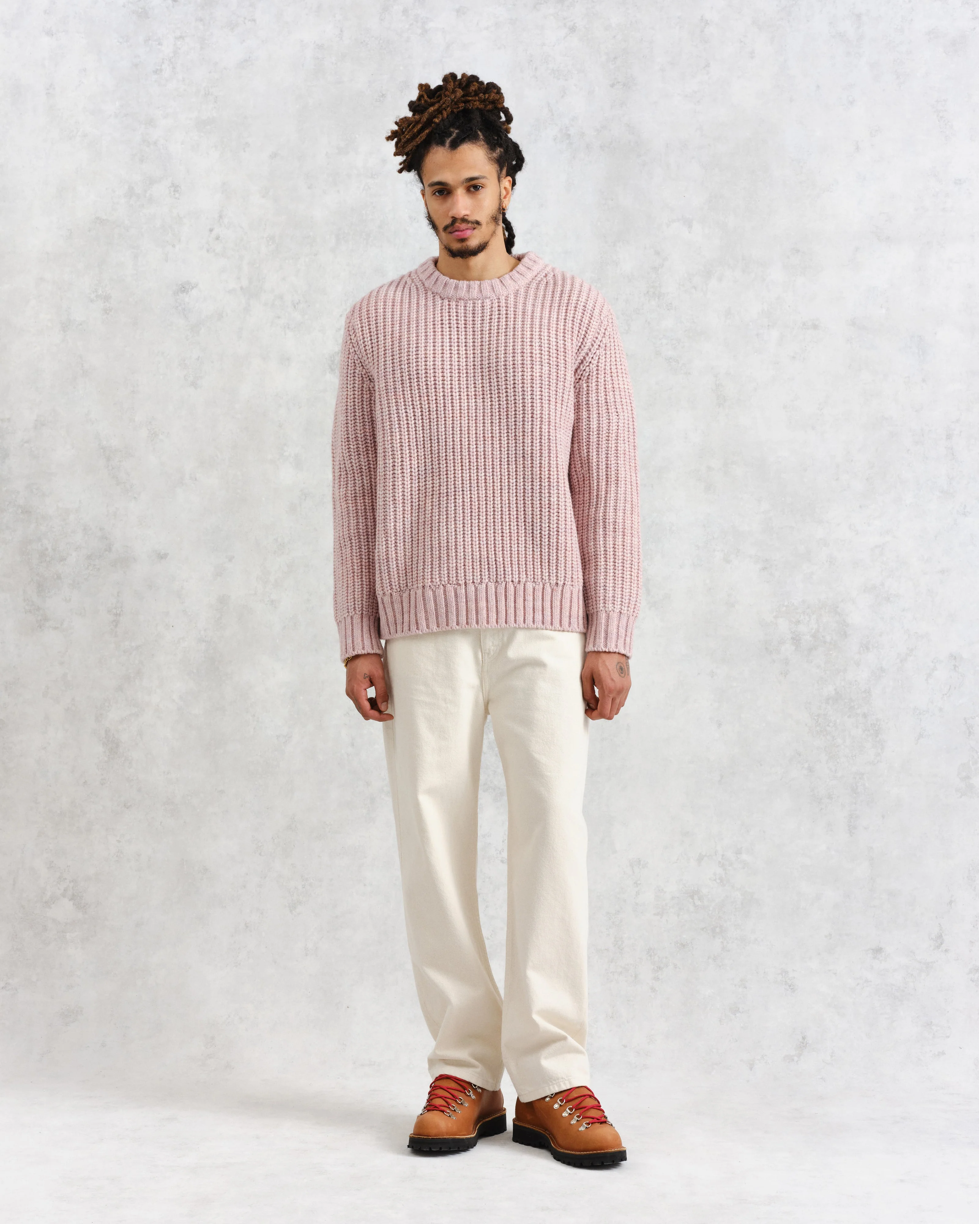 Wilde - Pink Heavyweight Knit Jumper - Image 4
